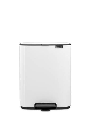 [220462] Brabantia Treteimer Bo 12 Liter weiß
