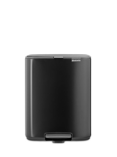 [220469] Brabantia Treteimer Bo 12 Liter Matt Black