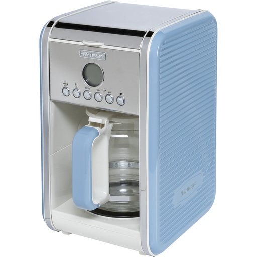 [621329] Ariete Vintage Filter Coffee Machine, blue