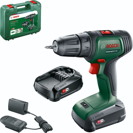 [147795] Bosch Universaldrill 18V 2x1.5A