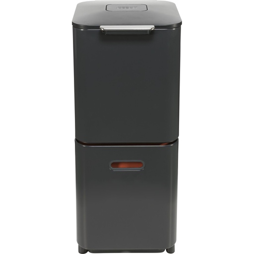 [788531] Joseph Joseph Waste Bin Totem 40 L Grey