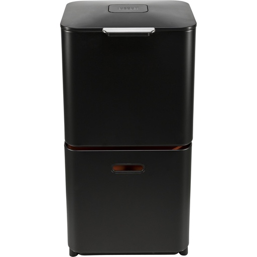 [158400] Joseph Joseph Totem Max 60L Black Waste & Recycling Bin
