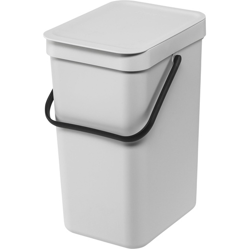 [732195] Brabantia Sort & Go Waste Bin Light Grey 12 L