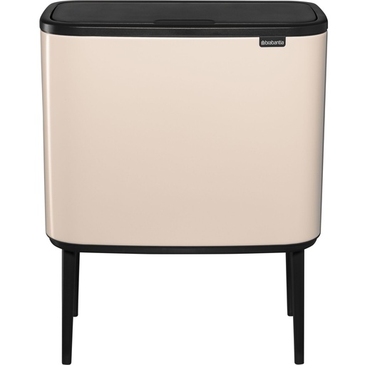 [732412] Brabantia Waste Bin Bo Touch Bin 3 x 11 L Soft Beige