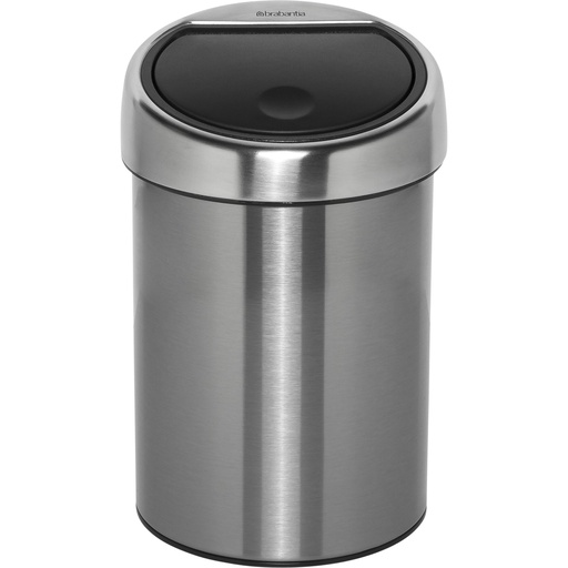 [164350] Brabantia Touch Bin 3 Liter Matte Steel Fingerprint Proof