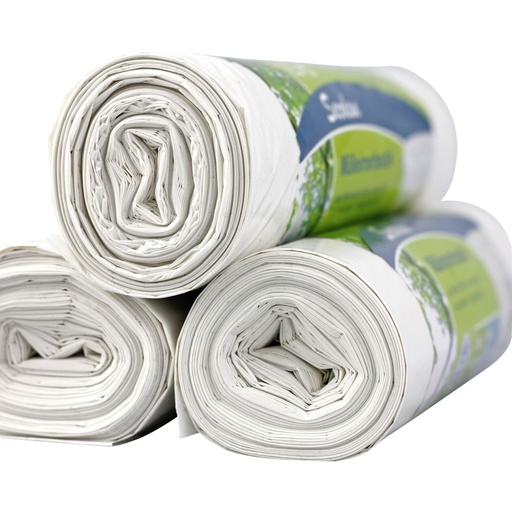 [600068] 1x25 Secolan Garbage Bags 20 l extra strong white