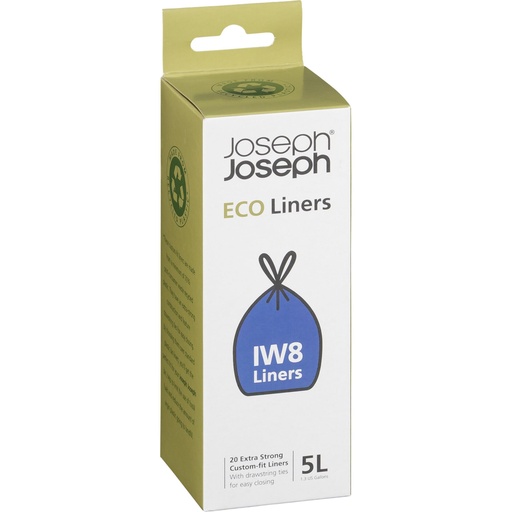[157609] Joseph Joseph IW8 5L Custom-fit Recycled Bin Liners
