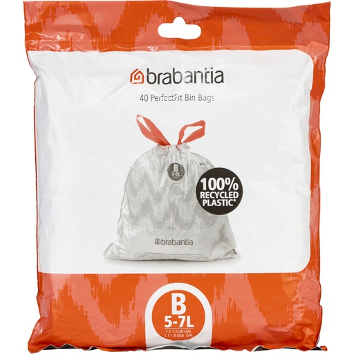 [164231] Brabantia PerfectFit Trash Bag Code B (5-7 Liter)