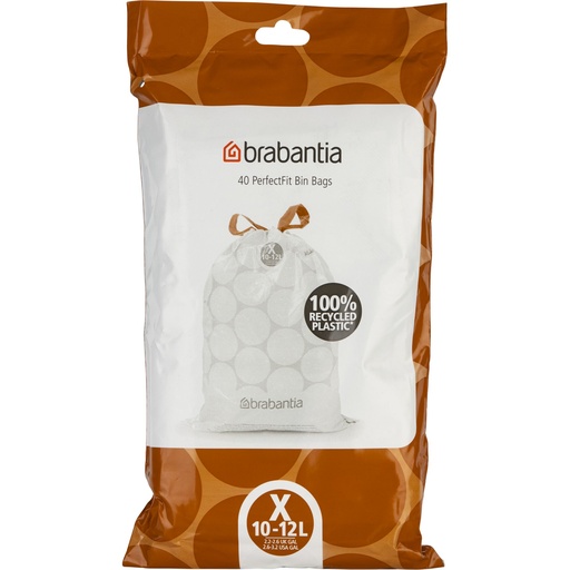 [164245] Brabantia PerfectFit Trash Bag Bo & NewIcon, Code X 10-12l
