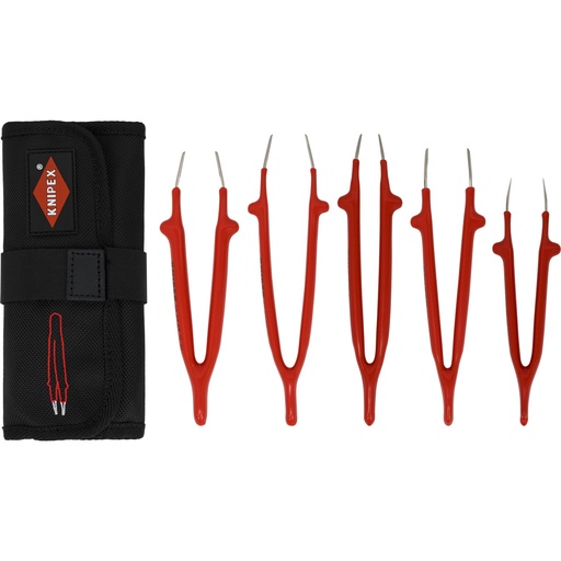 [666073] KNIPEX Universal Tzweezers Set isol. 5pcs