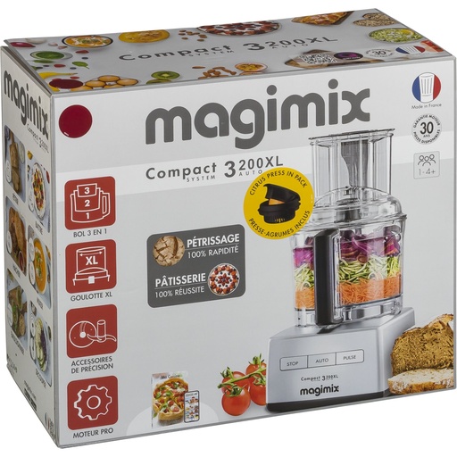 [155012] Magimix Compact C.S. 3200 XL + Citrus Juicer Red
