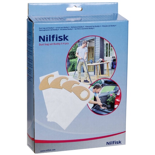 [831859] Nilfisk Dust Bag Kit for Buddy II