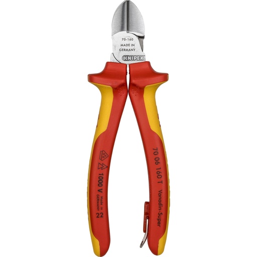 [666227] KNIPEX Seitenschneider with Befestigungsöse