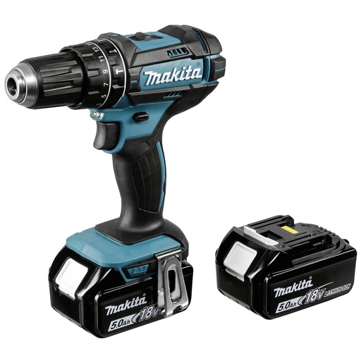 [395712] Makita DHP482RTJ 18V 2x Akku Cordless Combi Drill