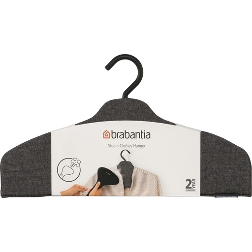 [164280] Brabantia Steam Clothes Hanger Pepper Black