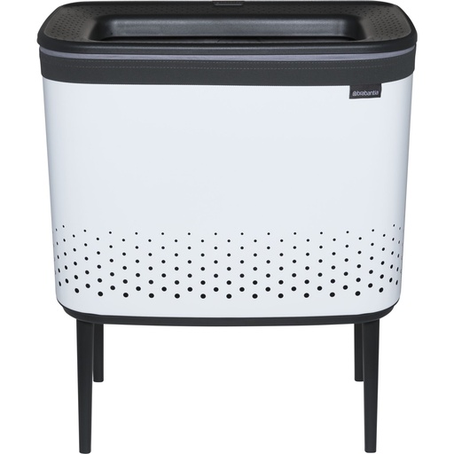 [662244] Brabantia Bo Laundry Bin, 60 L white