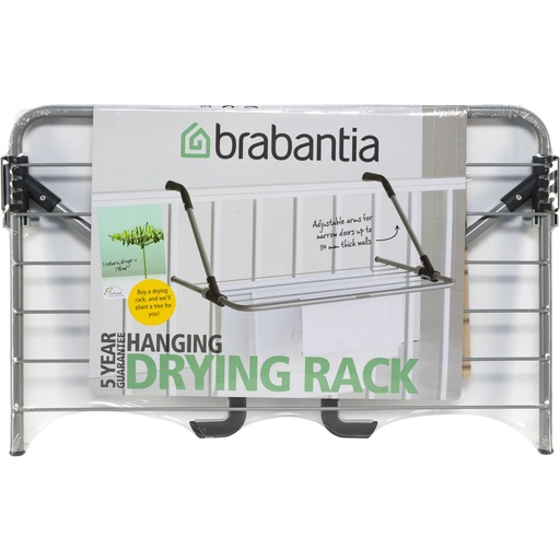 [704629] Brabantia Door Laundry Dryer Metalic Grey