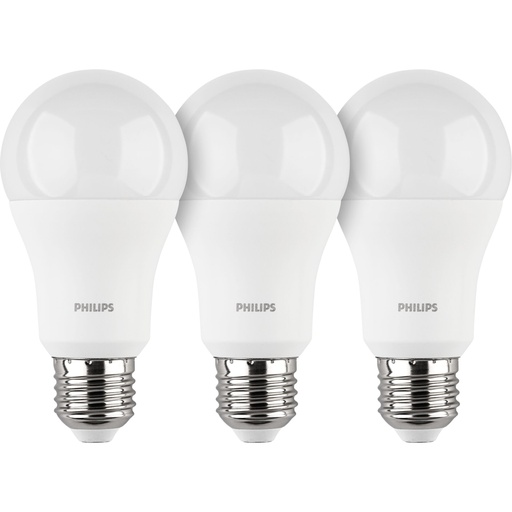 [786536] Philips LED Lamp E27 3-Pack 100W 4000K