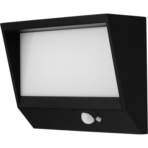 [158715] REV LED Solar Wandl.Lumus 110lm Alu schw.m.Bewegungsm.2022001300