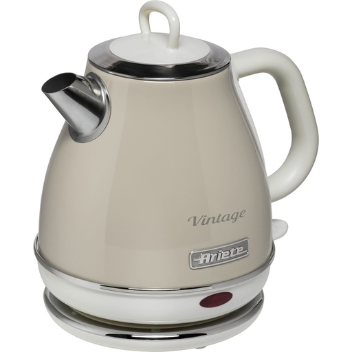 [621413] Ariete Vintage Water Kettle 1L, beige
