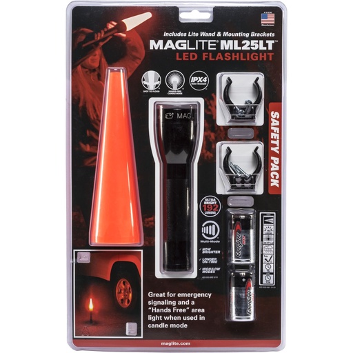 [148383] Maglite ML25 LED Sicherheitslampe schwarz