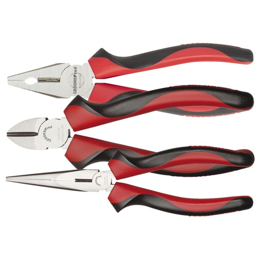 [820696] GEDORE red Pliers Set 3-pieces