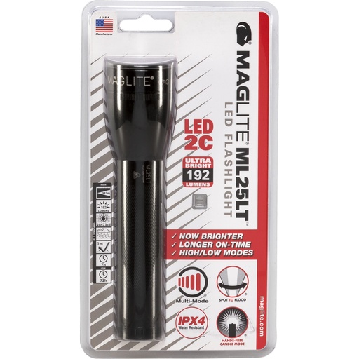 [858678] Maglite ML25LT 2 C-Cell Torch