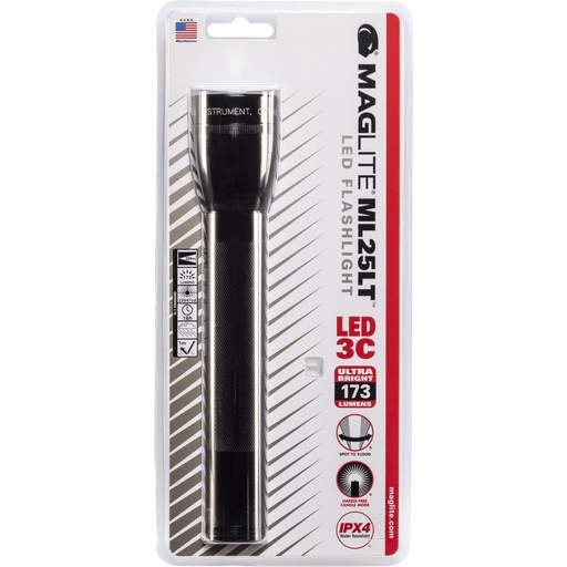 [858685] Maglite ML25LT 3 C-Cell Torch