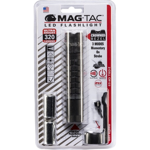[858720] Maglite Mag-Tac crowned bezel Torch