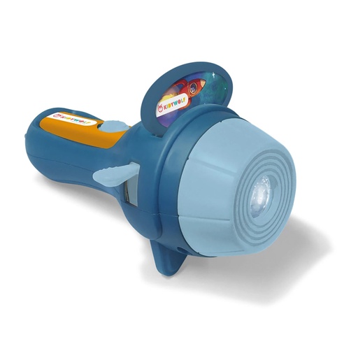 [881113] Kidywolf Projector Torch blue incl. 3 Picture Slides