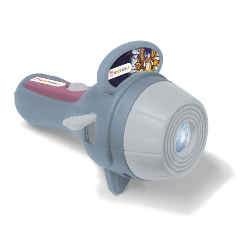 [881120] Kidywolf Projector Torch grey incl. 3 Picture Slides