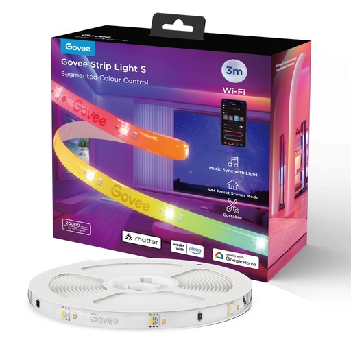[120152] Govee LED Strip Lights Matter ready 3 Meter