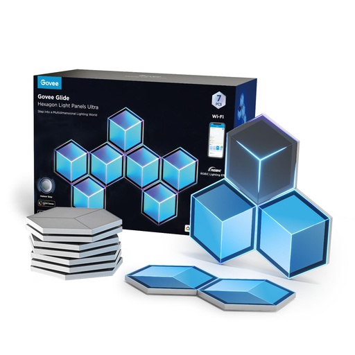 [120187] Govee Glide Hexagon Light Panels Ultra 7 Pack