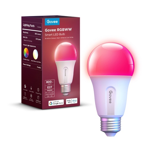 [120194] Govee Smart Wifi&BLE Light Bulb 800lm