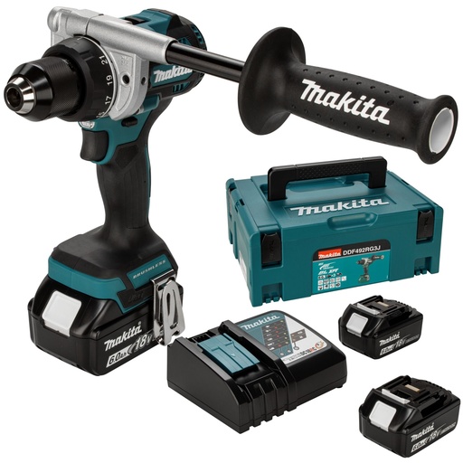 [222905] Makita DDF492RG3J Akku-Bohrschrauber