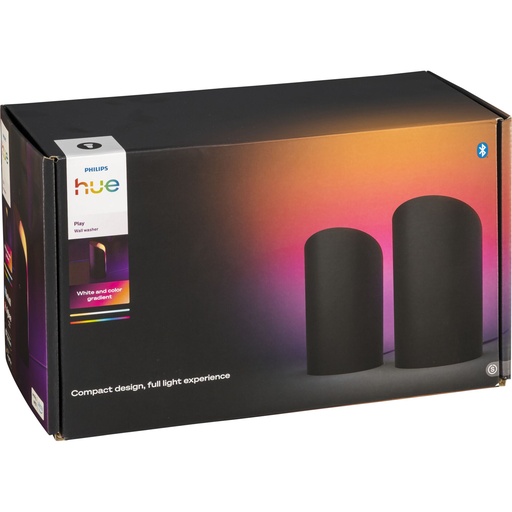 [199182] Philips Hue Play Wallwasher Doppelpack schwarz
