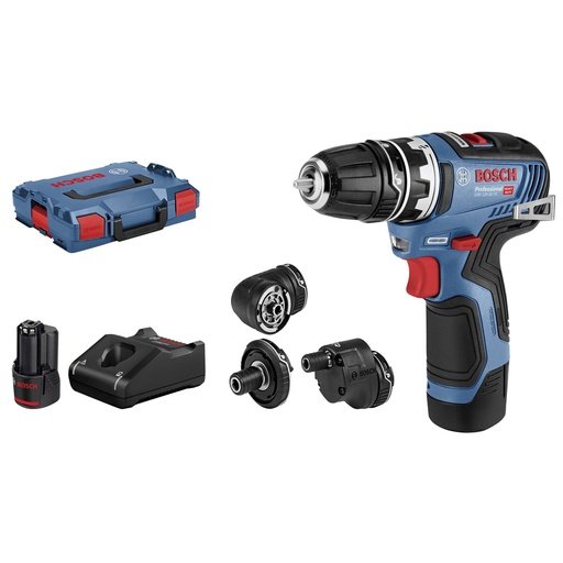 [478438] Bosch GSR 12V-35 FC Flexi Clic Cordless Drill Driver