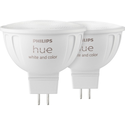 [855178] Philips Hue LED Lampe MR16 2pack Set 400lm White Color Amb.