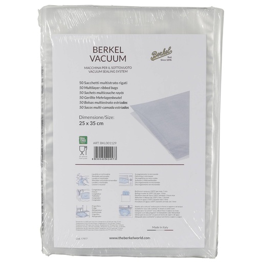 [546422] Berkel Vacuum Bags 25x35 cm