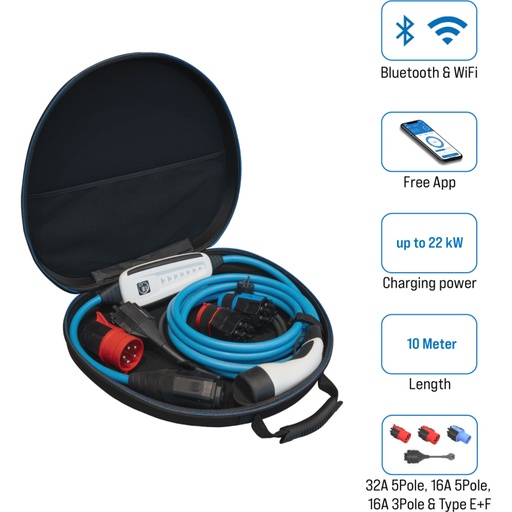 [751844] NRGkick 32A 10m Set Optimal WLAN incl. Adapter and Bag