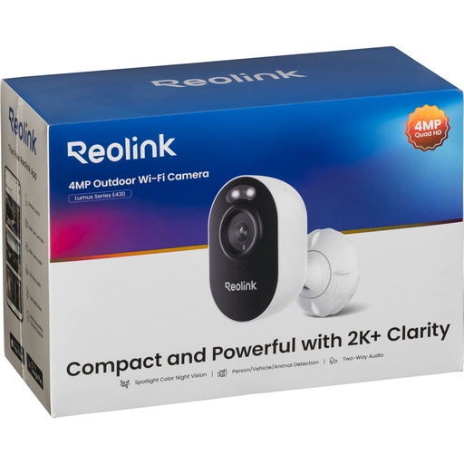 [161452] Reolink Lumus Series E430 4MP WiFi-Outdoor Camera