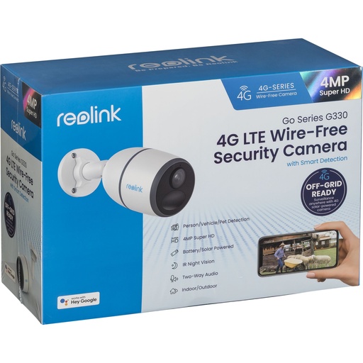 [161487] Reolink Go Series G330 4G LTE 4MP Outdoor Camera