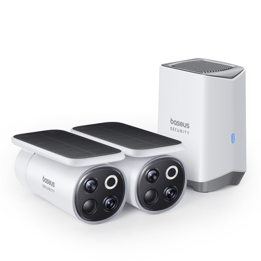 [172435] Baseus Security S1 Pro Outdoor Dual Camera 3K Kit white EU