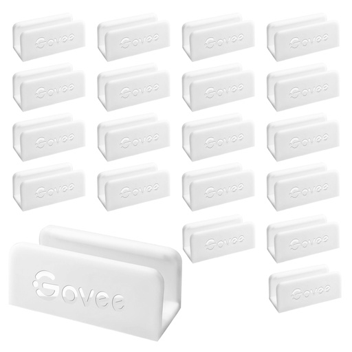 [845203] Govee 20x Clips Mounting Bracket for Neon LED strip H61A1 profile