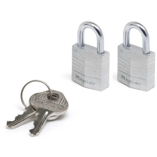 [752537] Master Lock 2 Padlocks  20mm 9120EURTCC