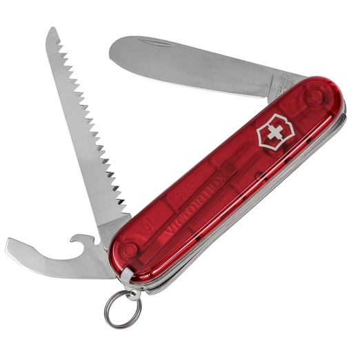 [433561] Victorinox MY FIRST VICTORINOX red transparent