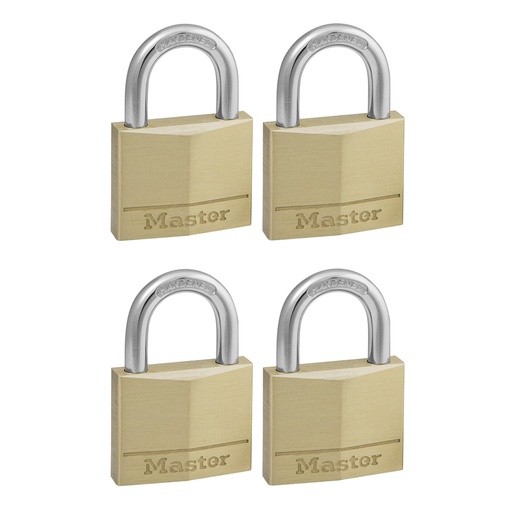 [851412] Master Lock Padlock 4 pcs. Set (50mm) 150EURQNOP