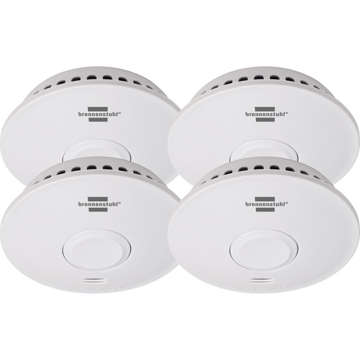 [112536] Brennenstuhl Funk Smoke Detector Set, 4x RM L 3101