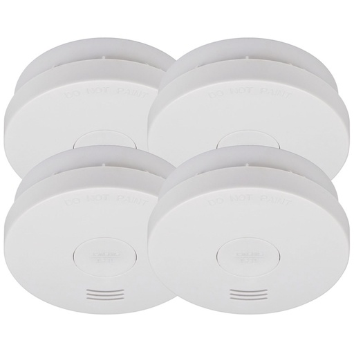 [618172] 4x Brennenstuhl Smoke Detector 10 years VDS3131 prooved