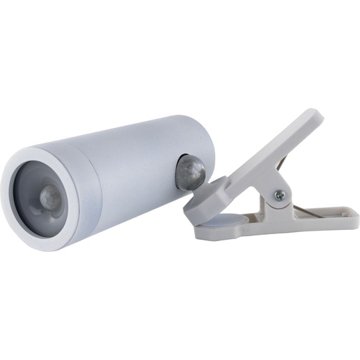 [104234] REV LED Akku Clip Leuchte mit Schalter, weiß        2014100300